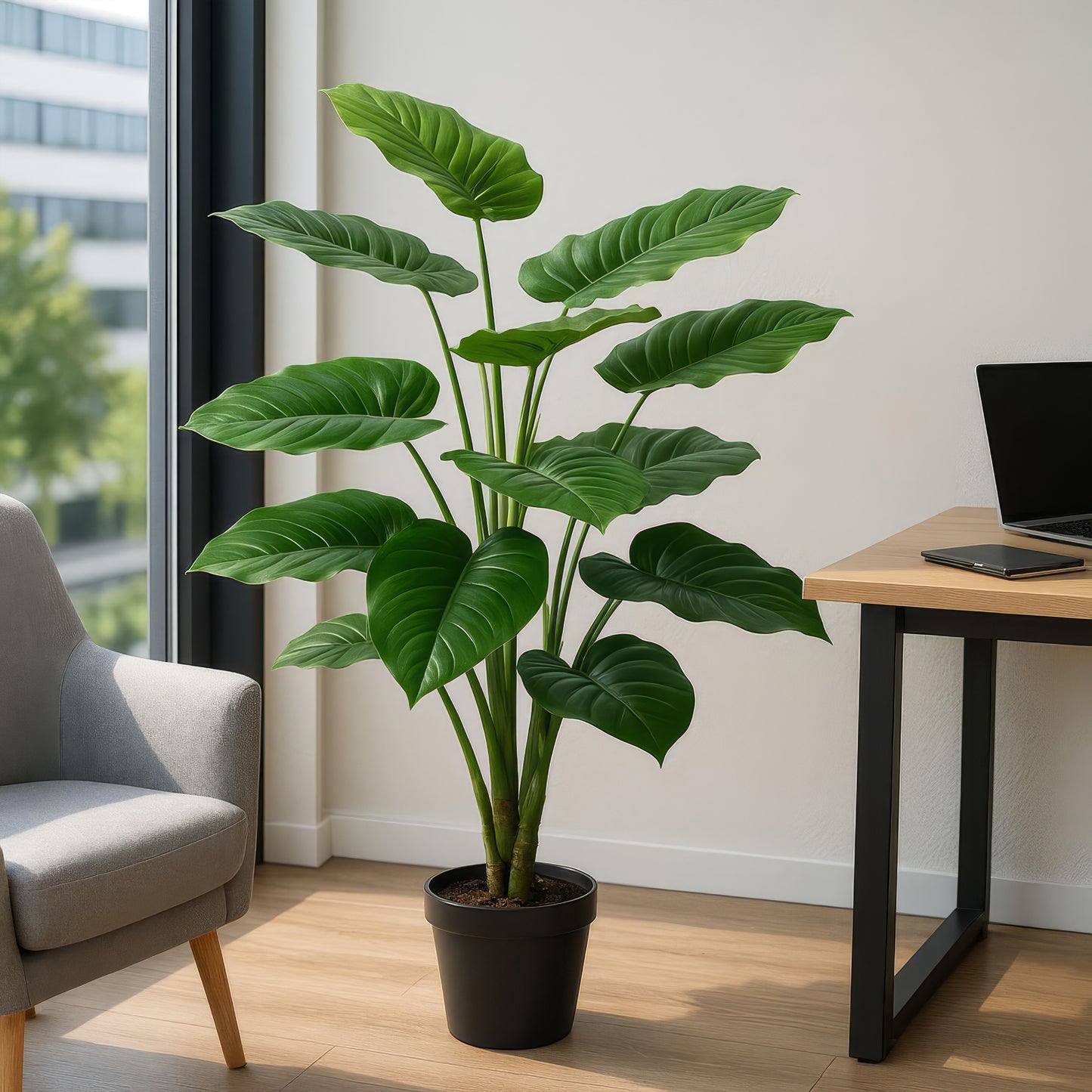 Urban Style Faux Real Pothos Plant – Lifelike Indoor Décor