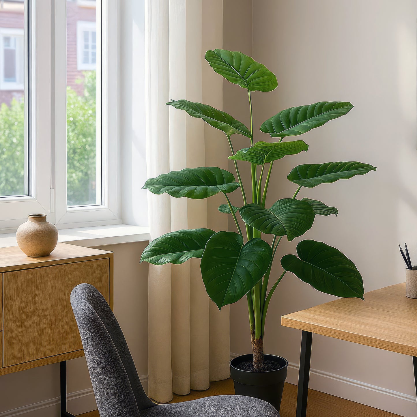 Urban Style Faux Real Pothos Plant – Lifelike Indoor Décor