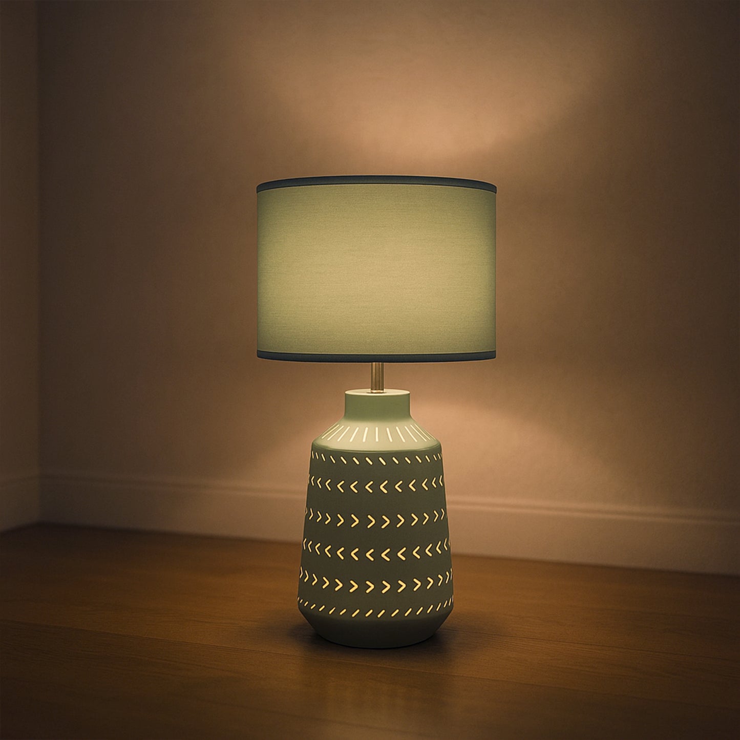 Urban Style Grace Table Lamp Green