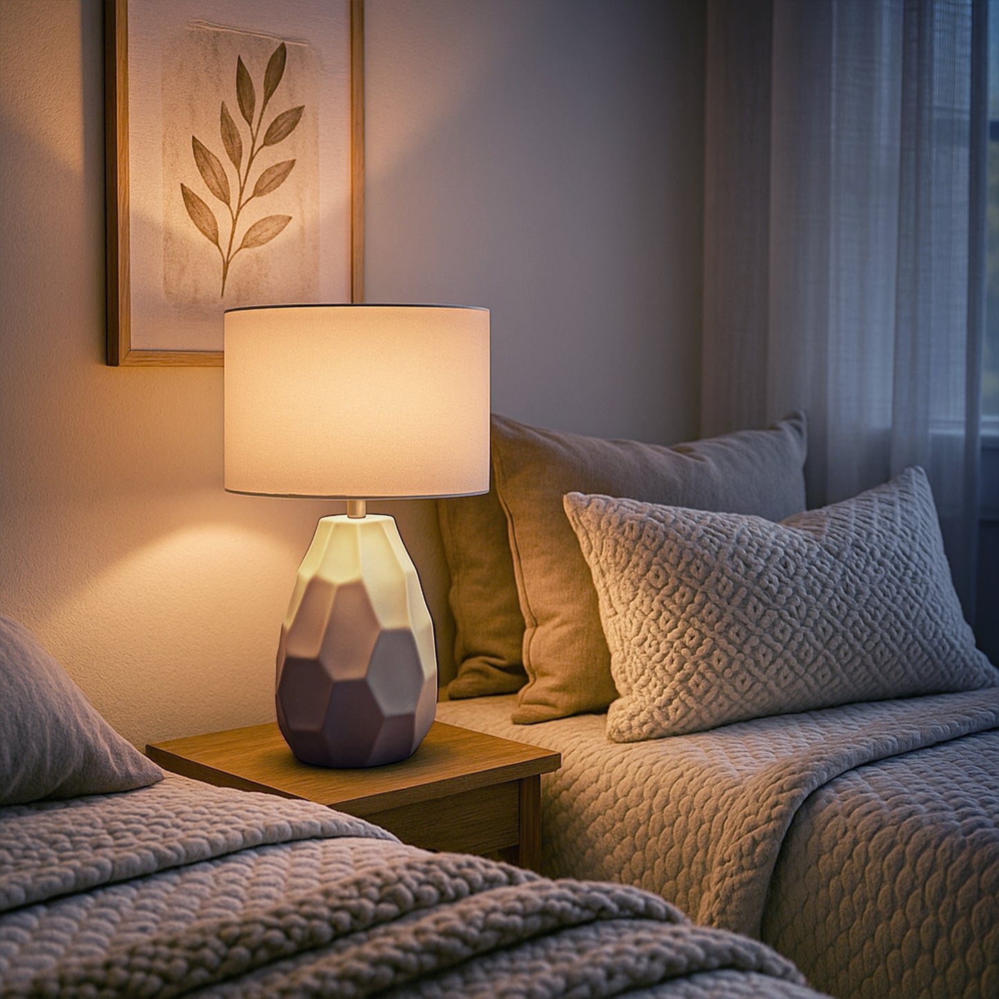 Urban Style Jane Table Lamp Grey