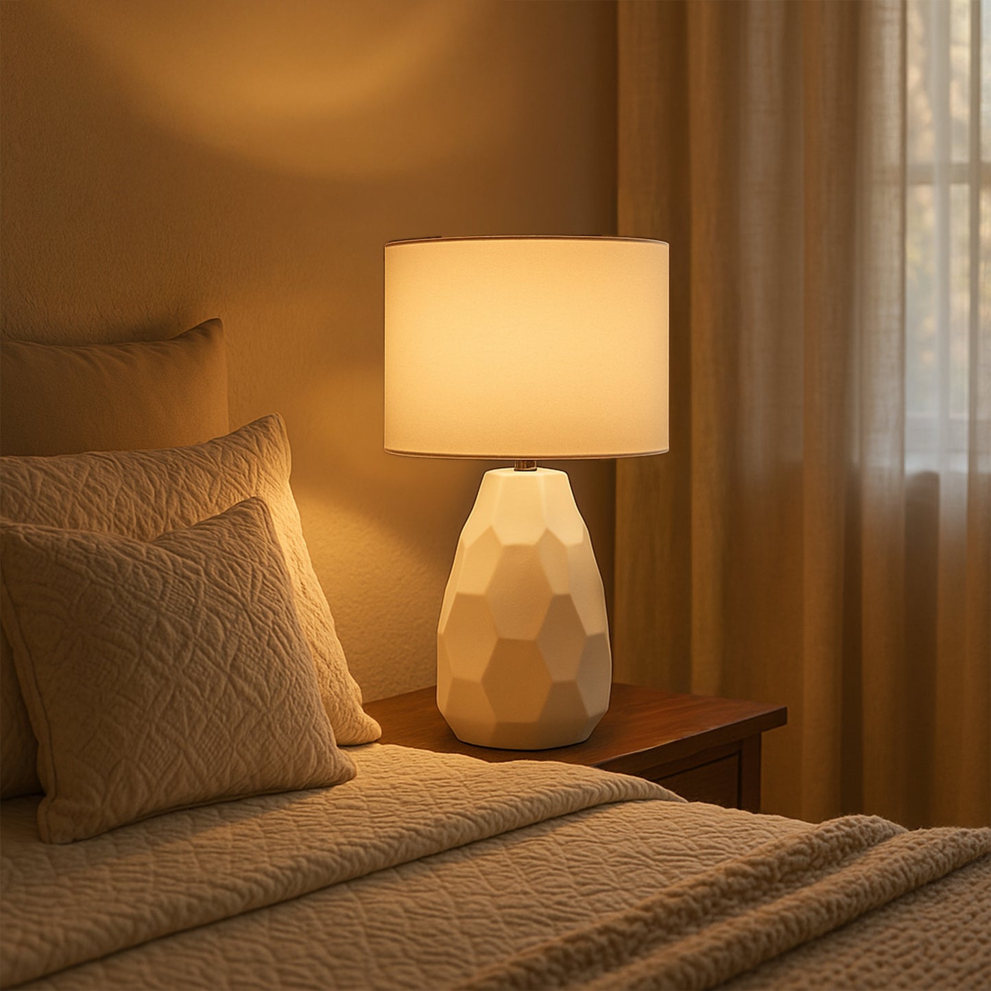 Urban Style Jane Table Lamp White