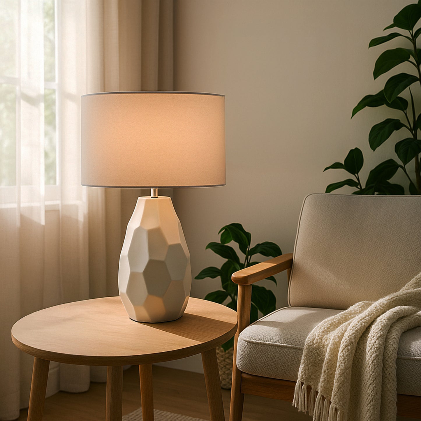 Urban Style Jane Table Lamp White