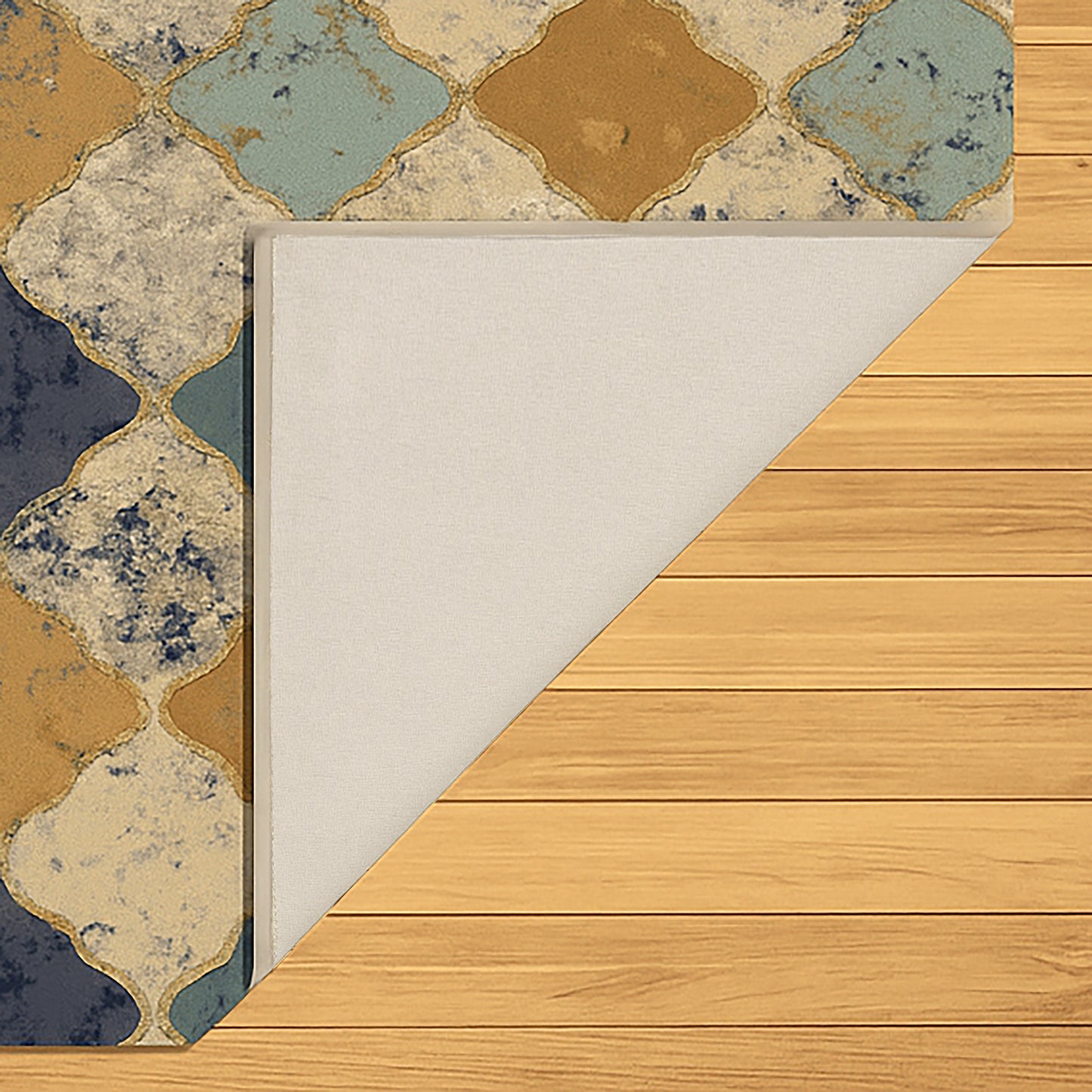 Urban Style Bazaar Printed Microfibre Rug – Turkish Tiles | 160x240cm