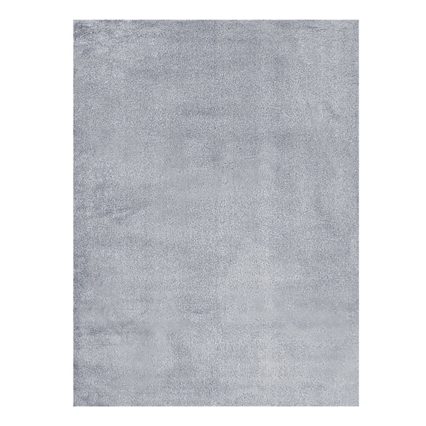 Urban Style Plush Rabbit Fur Rug – Silver | 240 x 340cm