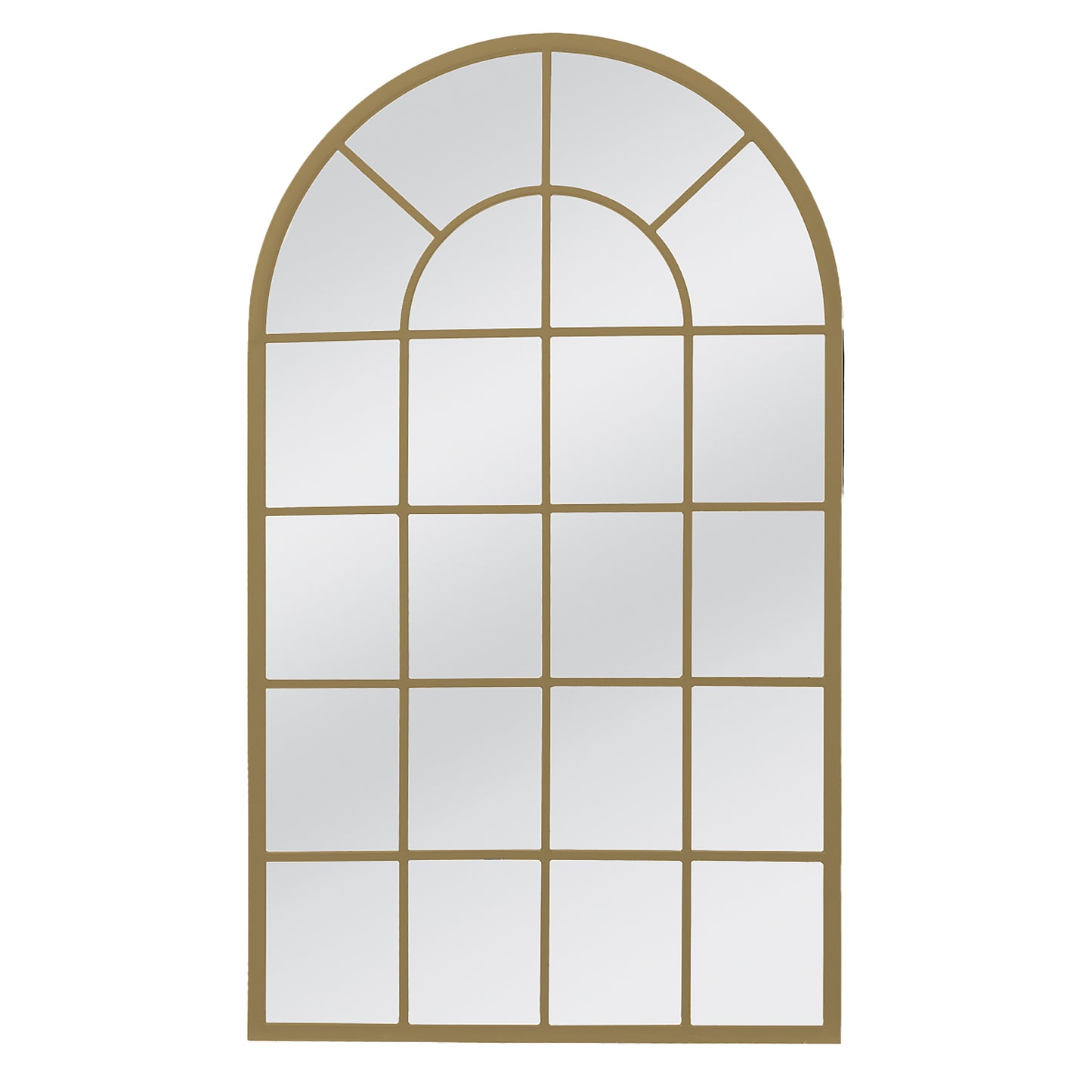 Urban Style Reflections Arch Mirror – Gold | 80cm x 120cm