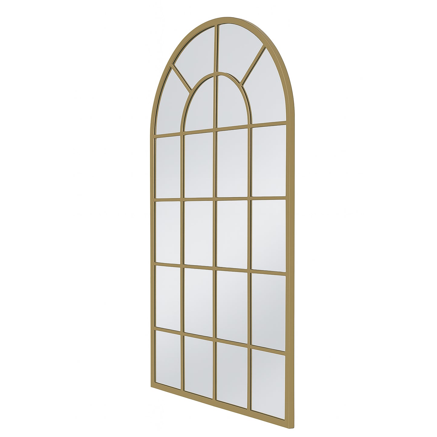 Urban Style Reflections Arch Mirror – Gold | 80cm x 120cm