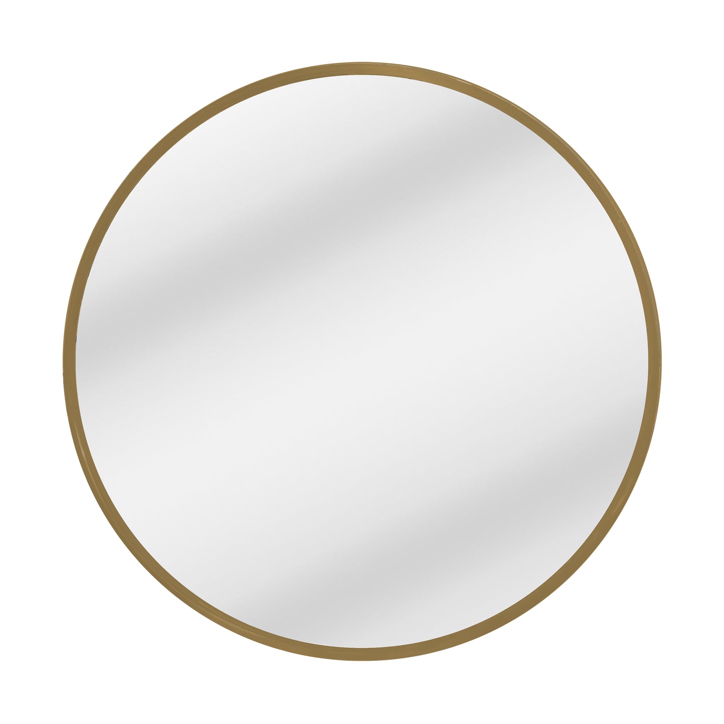 Urban Style Reflections Round Mirror – Gold | 80cm Diameter