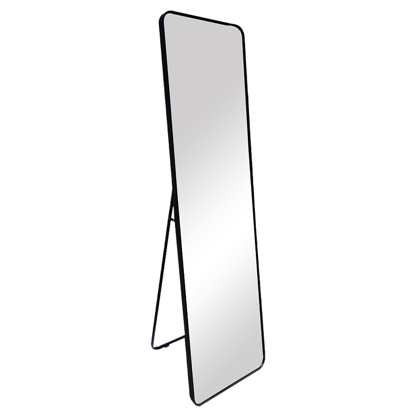 Urban Style Reflections Free Standing Mirror – Black | 150cm