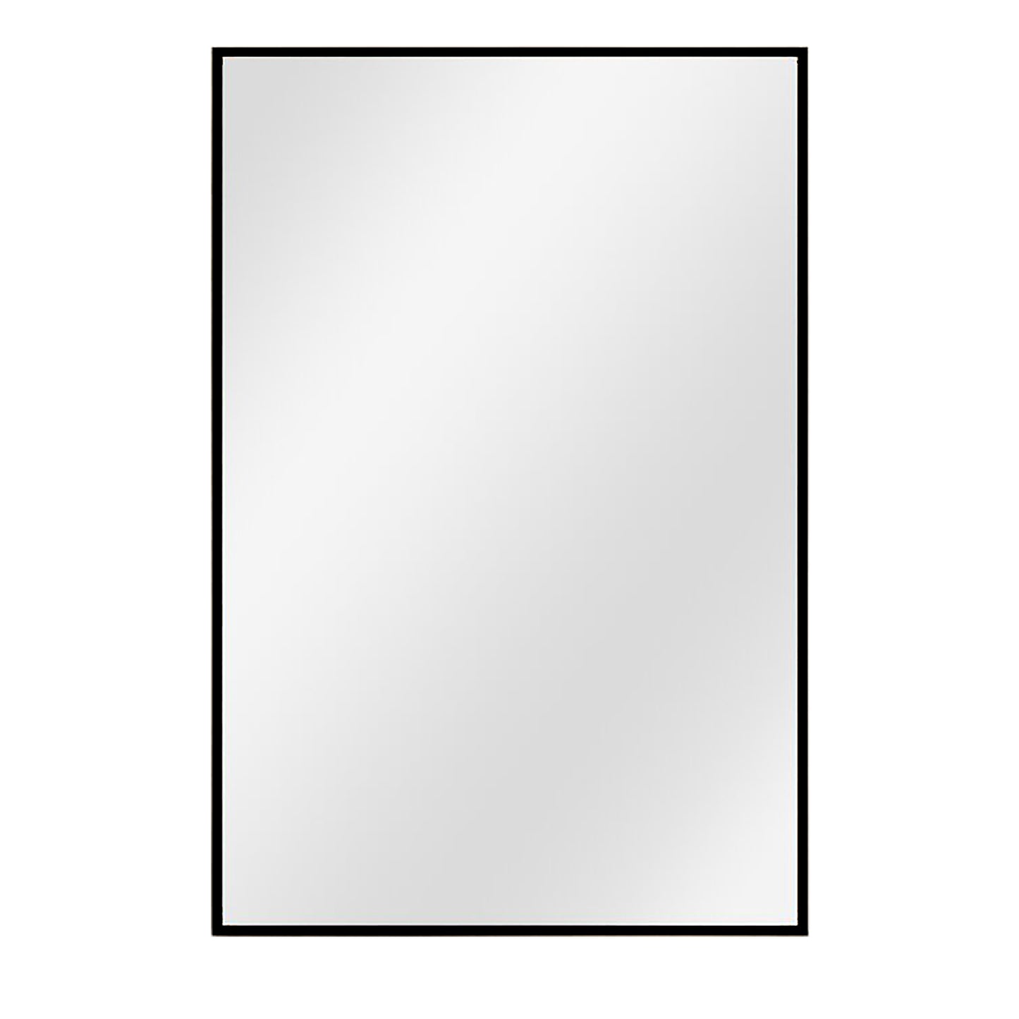 Urban Style Reflections Rectangular Mirror – Black | 90cm