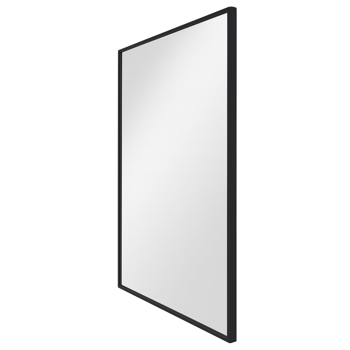 Urban Style Reflections Rectangular Mirror – Black | 90cm