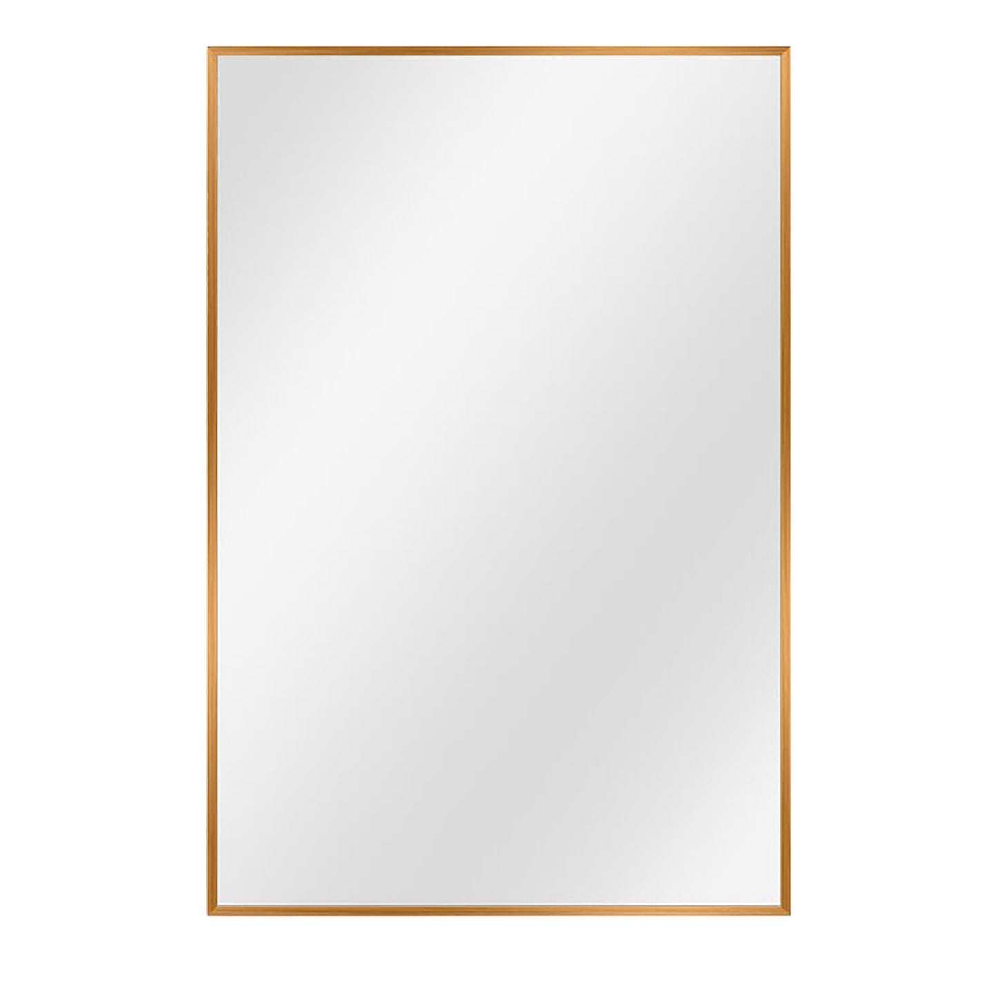 Urban Style Reflections Rectangular Mirror – Gold | 90cm