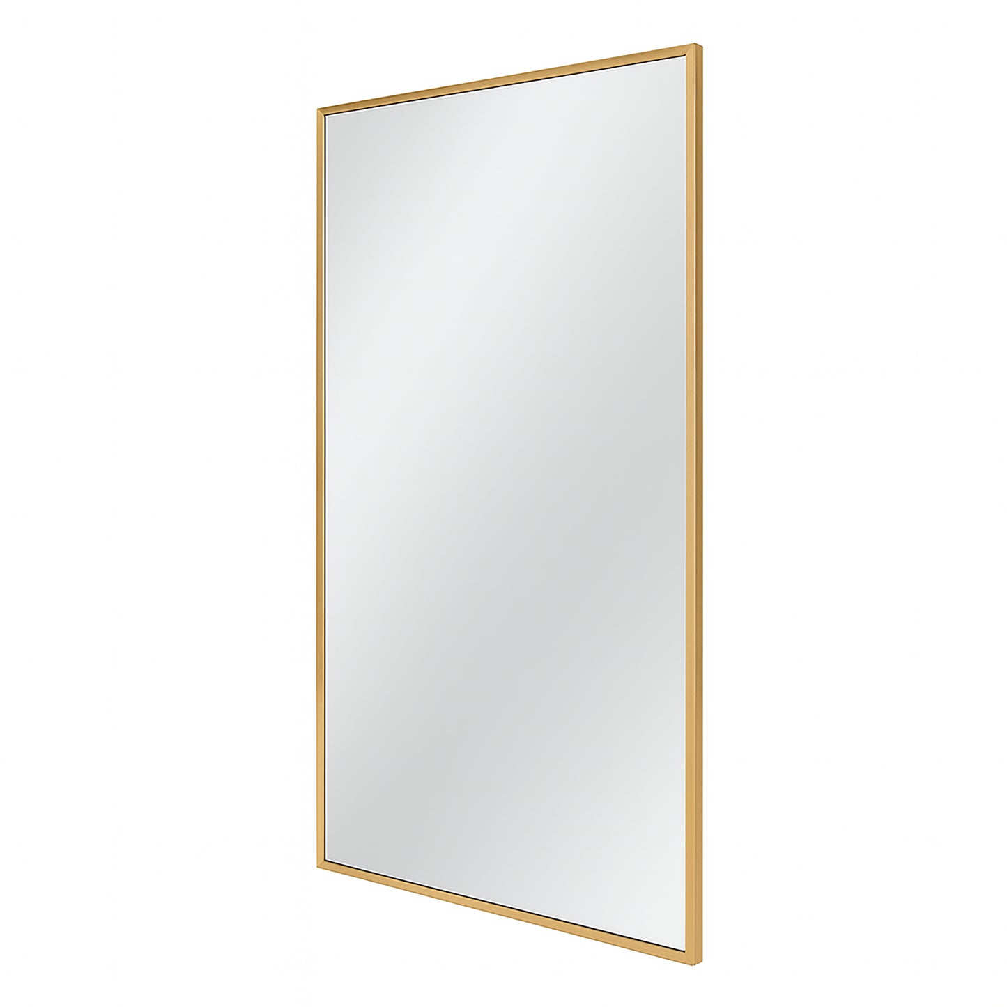 Urban Style Reflections Rectangular Mirror – Gold | 90cm