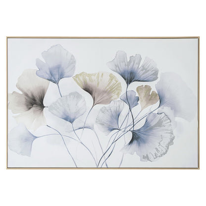 Urban Style Brushmarks Embellished Canvas Blue Ginko