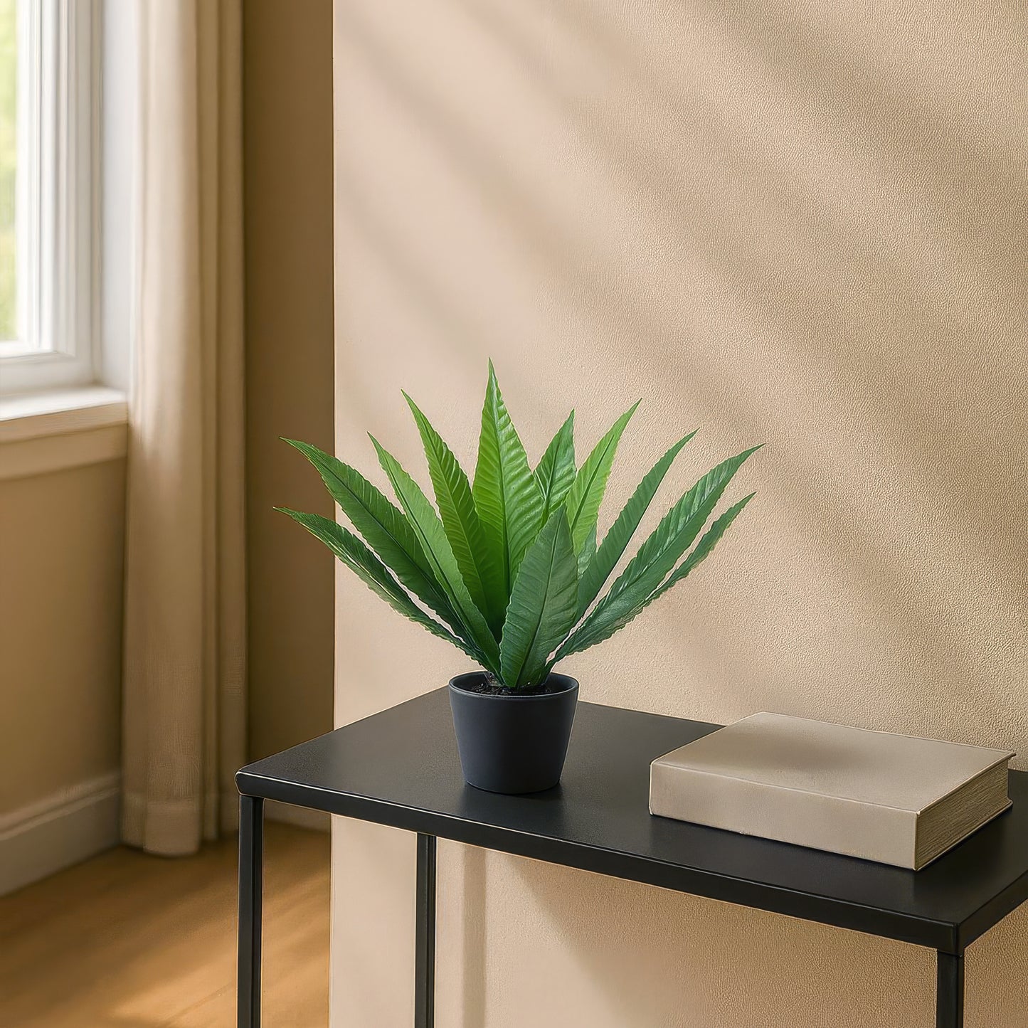 Urban Style Faux Real Birds Nest Fern – Real Touch Indoor Plant