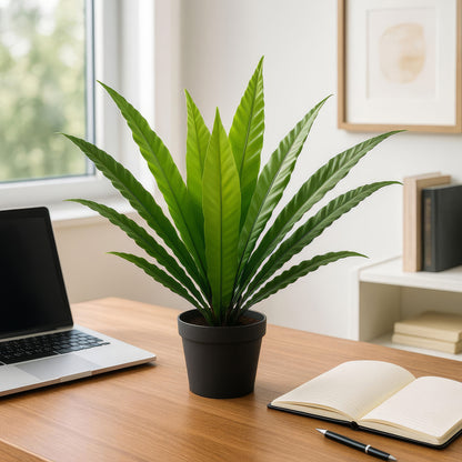Urban Style Faux Real Birds Nest Fern – Real Touch Indoor Plant