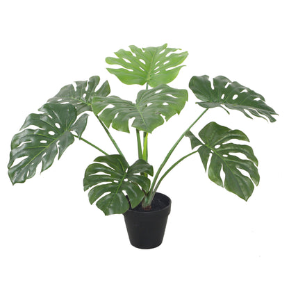 Urban Style Faux Real Monstera Plant – Lush Tropical Décor Accent