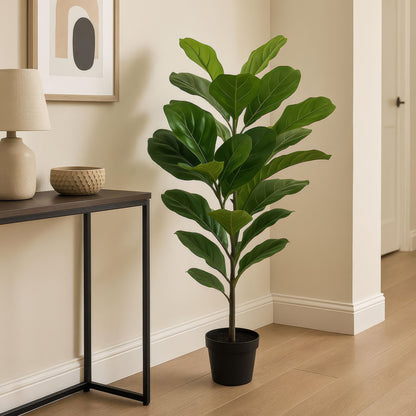 Urban Style Faux Real Fiddle Leaf Tree – Contemporary Greenery Without the Fuss