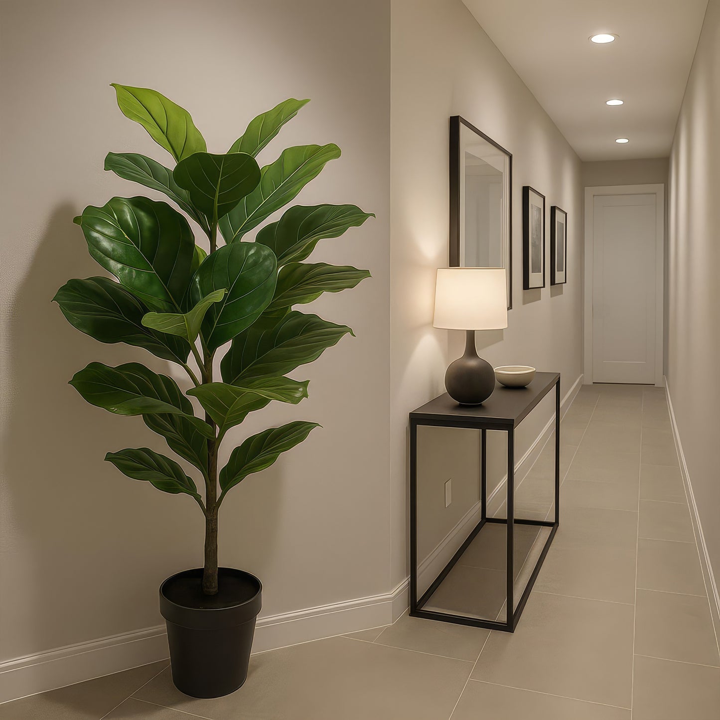 Urban Style Faux Real Fiddle Leaf Tree – Contemporary Greenery Without the Fuss