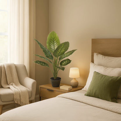 Urban Style Faux Real Dieffenbachia Plant – Effortless Tropical Elegance