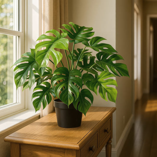 Urbanstyle Faux Real Rhaphidophora Plant – Natural Style, Zero Effort