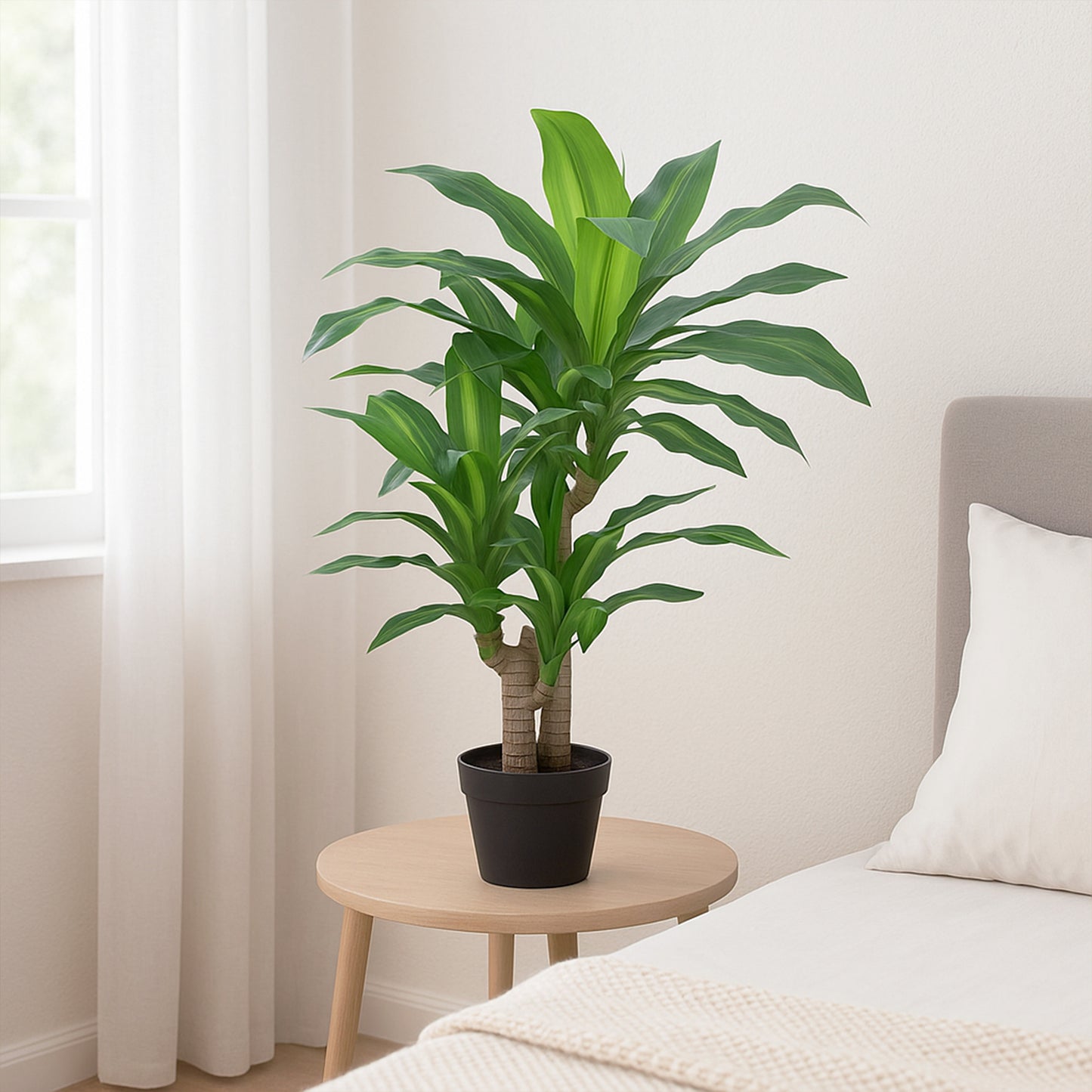 Urban Style Faux Real Dracaena Fragrans – Low-Maintenance Tropical Style