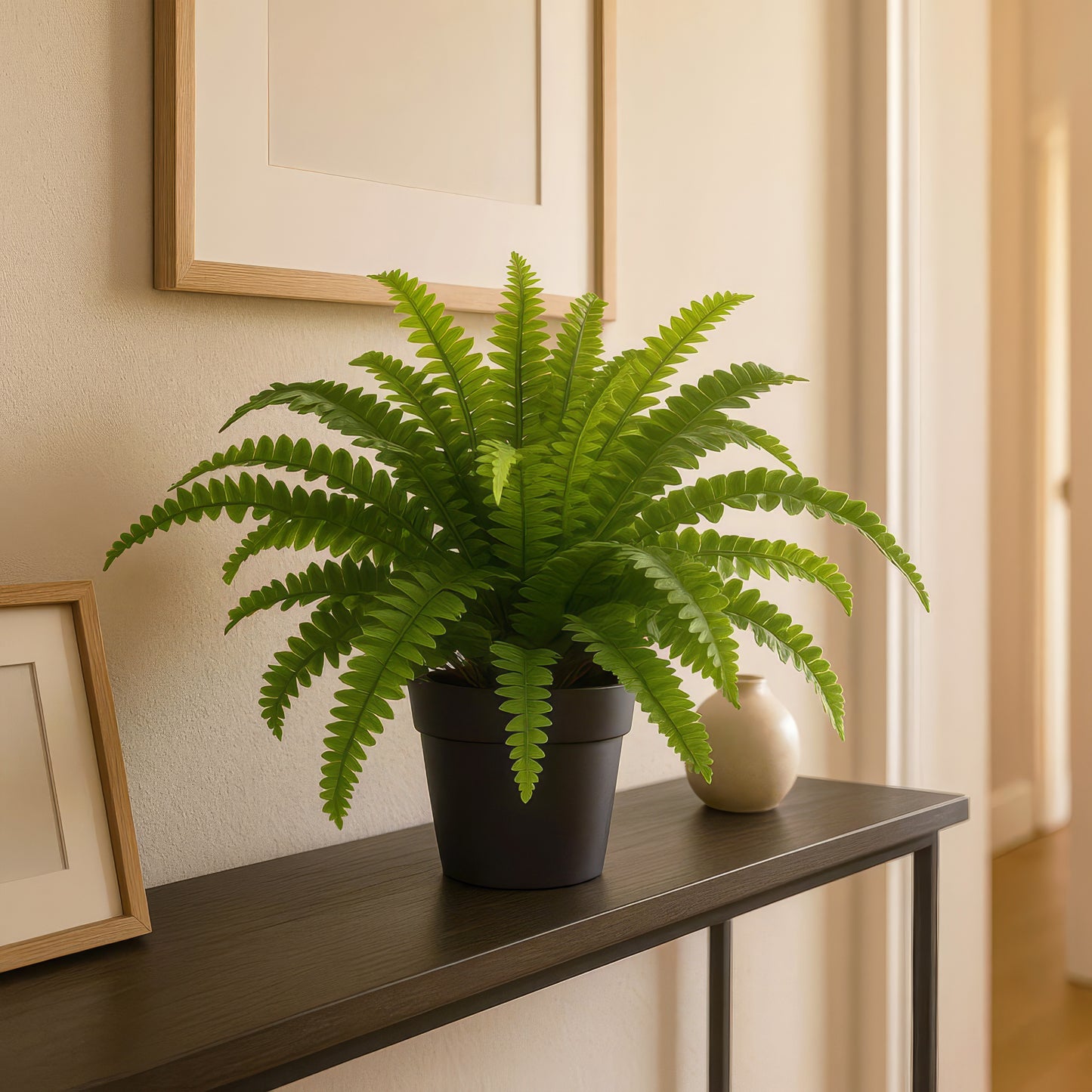 Urban Style Faux Real Boston Fern – Lush Greenery Without the Fuss