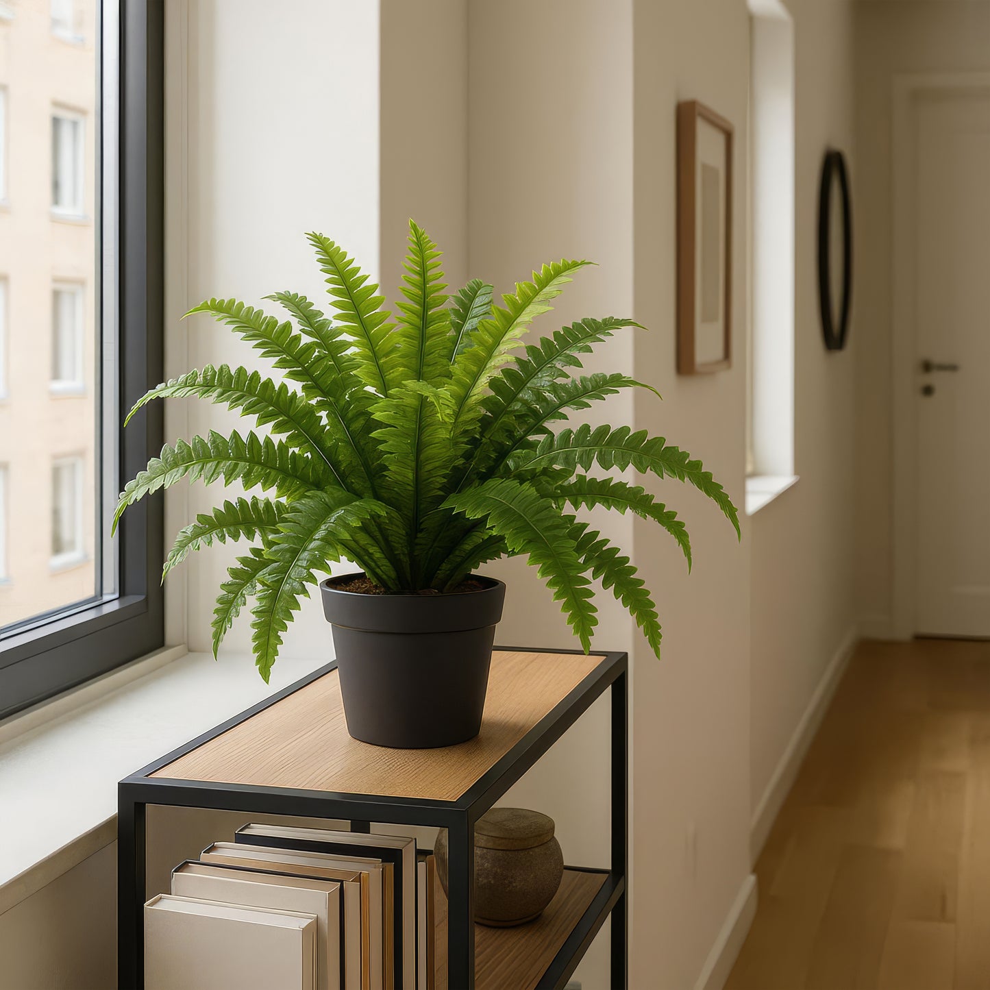 Urban Style Faux Real Boston Fern – Lush Greenery Without the Fuss
