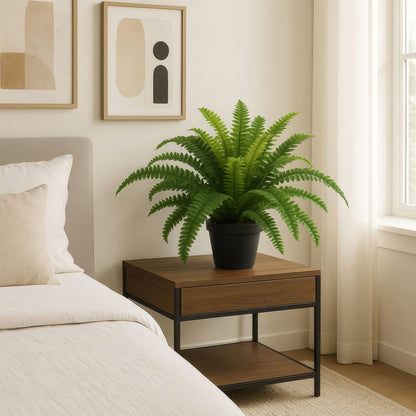 Urban Style Faux Real Boston Fern – Lush Greenery Without the Fuss