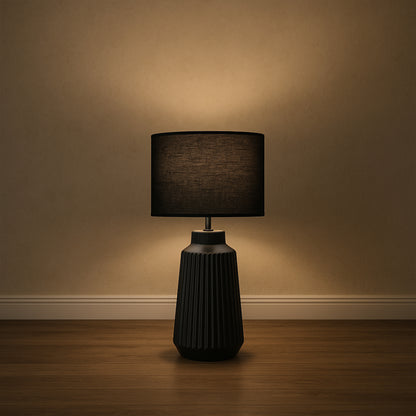 Urban Style Fiona Table Lamp Black
