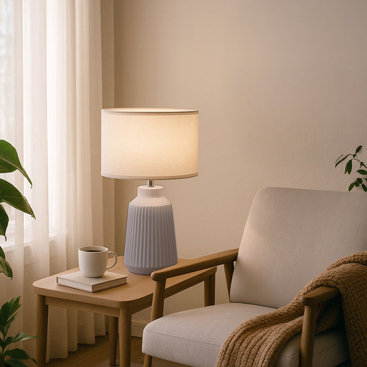 Urban Style Fiona Table Lamp Grey