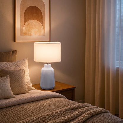 Urban Style Fiona Table Lamp Grey