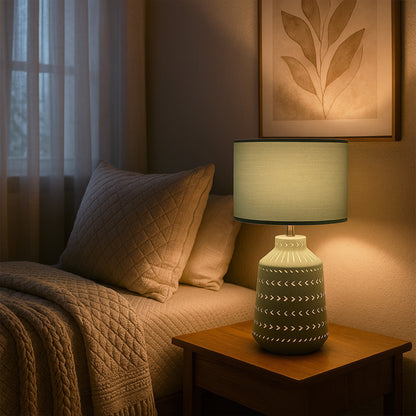 Urban Style Grace Table Lamp Green