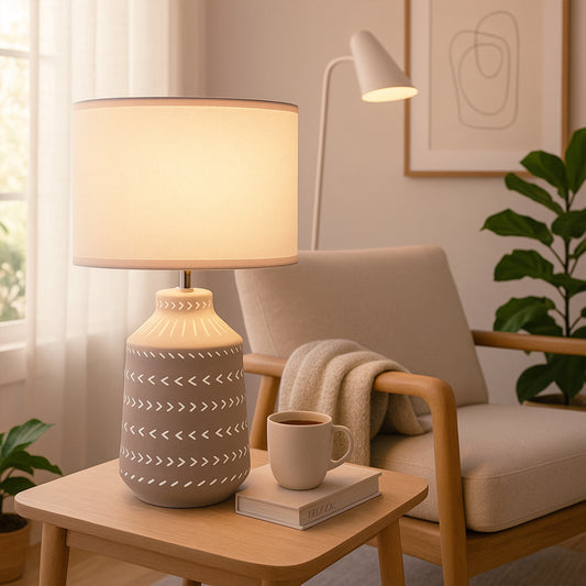 Urban Style Grace Table Lamp Grey