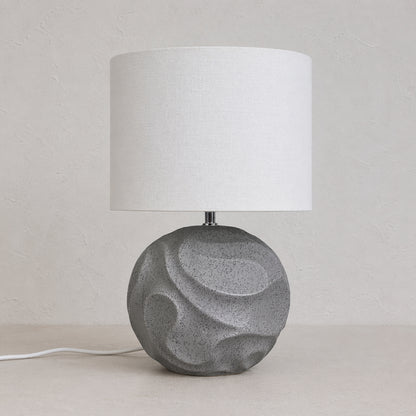 Urban Style Maia Ceramic Table Lamp – Slate