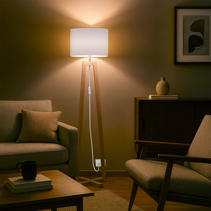 Urban Style Dana Floor Lamp Grey