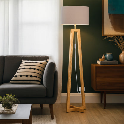 Urban Style Dana Floor Lamp Grey