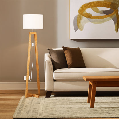 Urban Style Dana Floor Lamp White