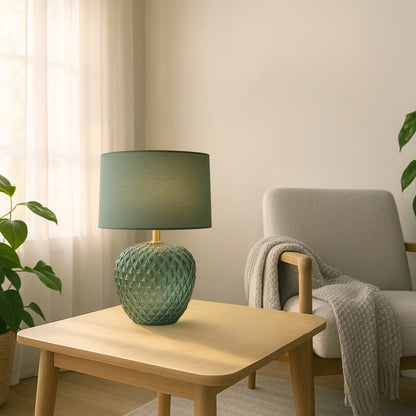Urban Style Annie Table Lamp Green