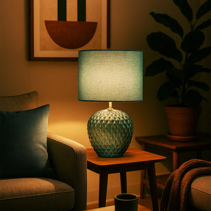 Urban Style Annie Table Lamp Green