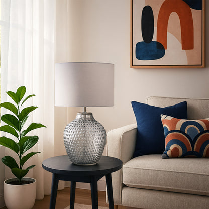 Urban Style Cassie Table Lamp Grey
