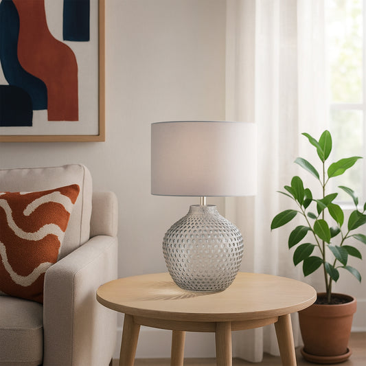 Urban Style Cassie Table Lamp Grey