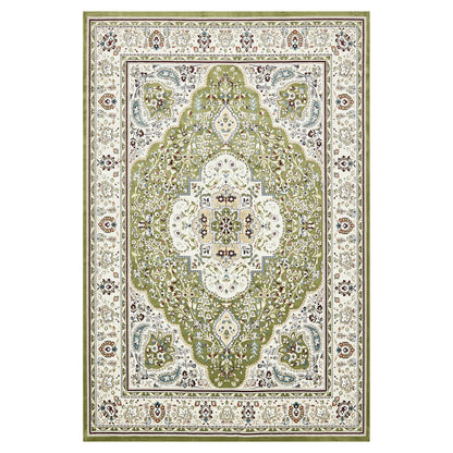Urban Style Bazaar Printed Microfibre Rug – Green | 160 x 240cm