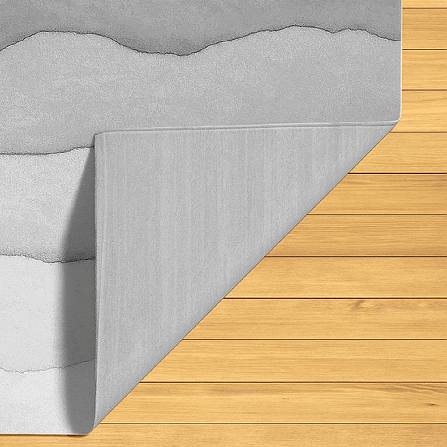 Urban Style Abstract Printed Microfibre Rug – Grey | 160 x 240cm