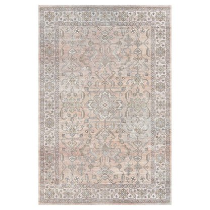 Urban Style Bazaar Printed Microfibre Rug – Peach | 160 x 240cm