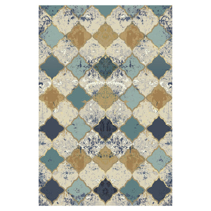 Urban Style Bazaar Printed Microfibre Rug – Turkish Tiles | 160x240cm