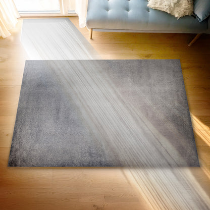 Urban Style Plush Rabbit Fur Rug – Silver | 240 x 340cm