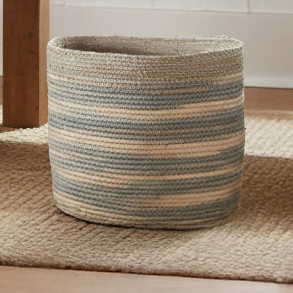 HEATHER Set of 3 Woven Baskets — Handcrafted Corn Husk Home Storage