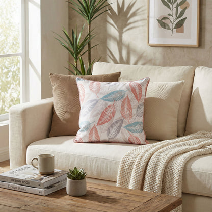 Urban Style Autumn Leaves Decorative Cushion – 45 x 45cm