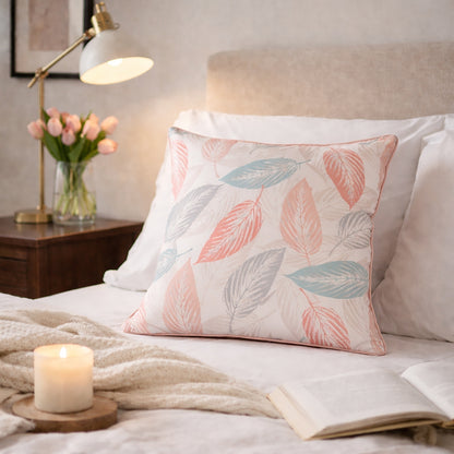 Urban Style Autumn Leaves Decorative Cushion – 45 x 45cm