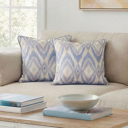 Urban Style Cushion - Blue Geo Diamond 45 x 45cm